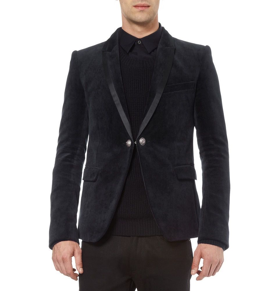 Balmain Balmain FW12 Velvet Blazer Size 36S - 16 Thumbnail