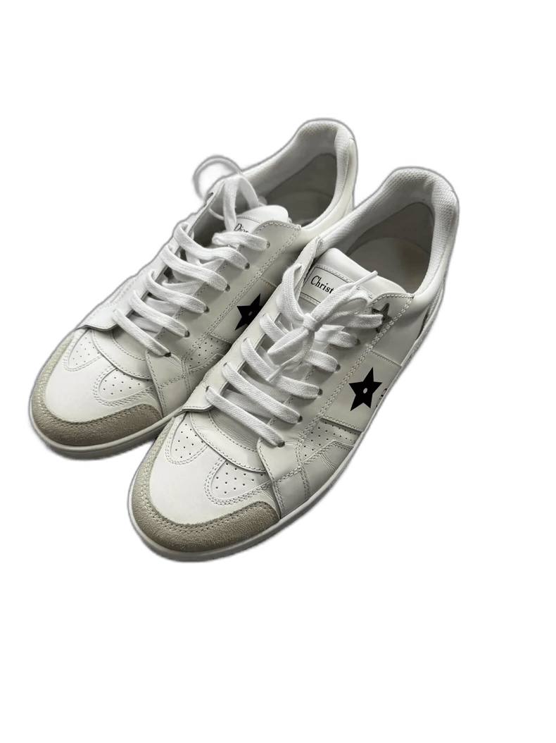 Dior Dior White Sneakers with Stars Design-2505 Size US 6.5 / EU 39-40 - 1 Thumbnail