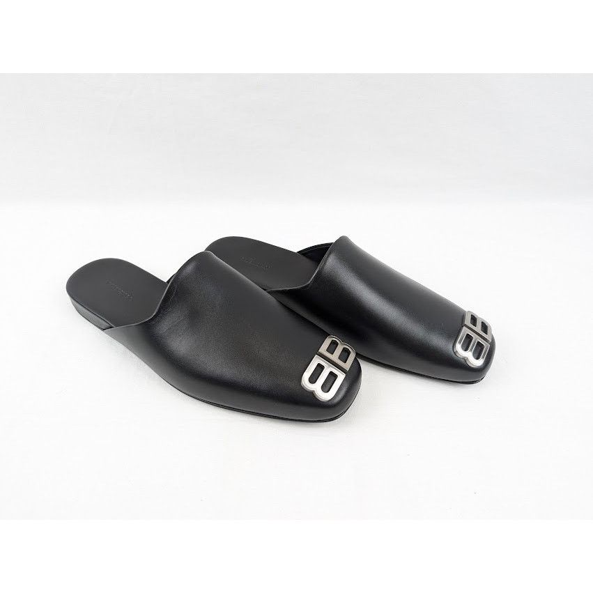 Balenciaga o1rshd1 Cozy New BB Mules in Black Size US 8 / EU 41 - 13 Thumbnail