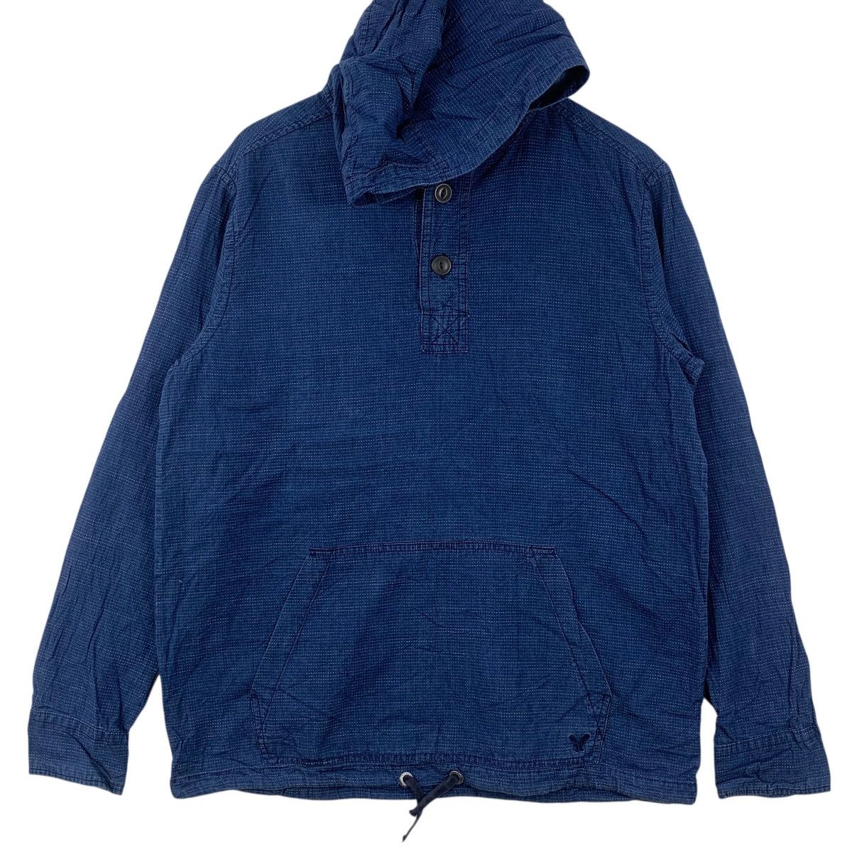 American Eagle Outfitters Vintage AMERICAN EAGLE OUTFITTERS Pure Indigo Hoodie Size US M / EU 48-50 / 2 - 5 Thumbnail