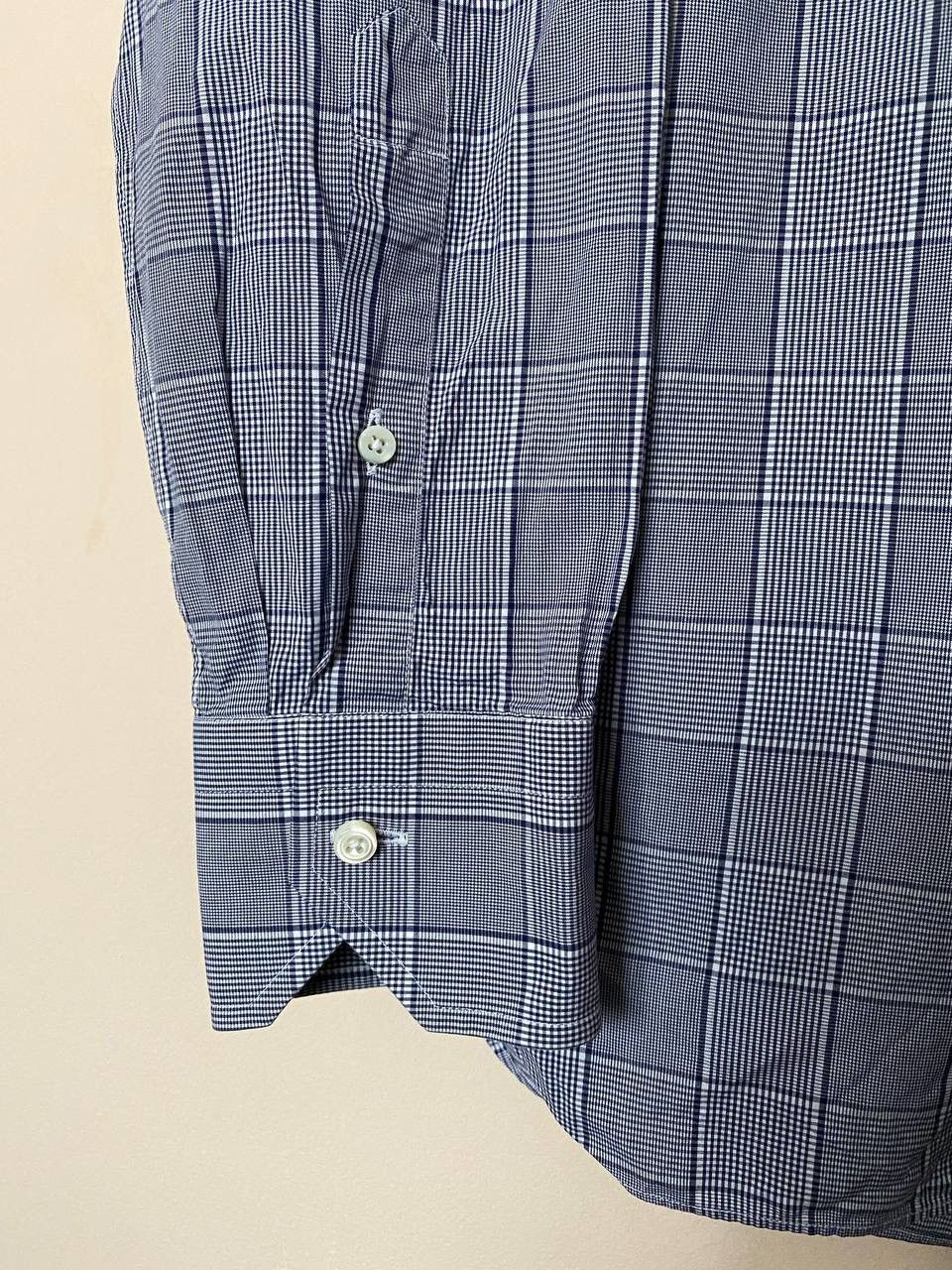 Ermenegildo Zegna × Z Zegna 🔥ERMENEGILDO ZEGNA plaid micro check dress shirt 39 15.5 Size US M / EU 48-50 / 2 - 2 Thumbnail