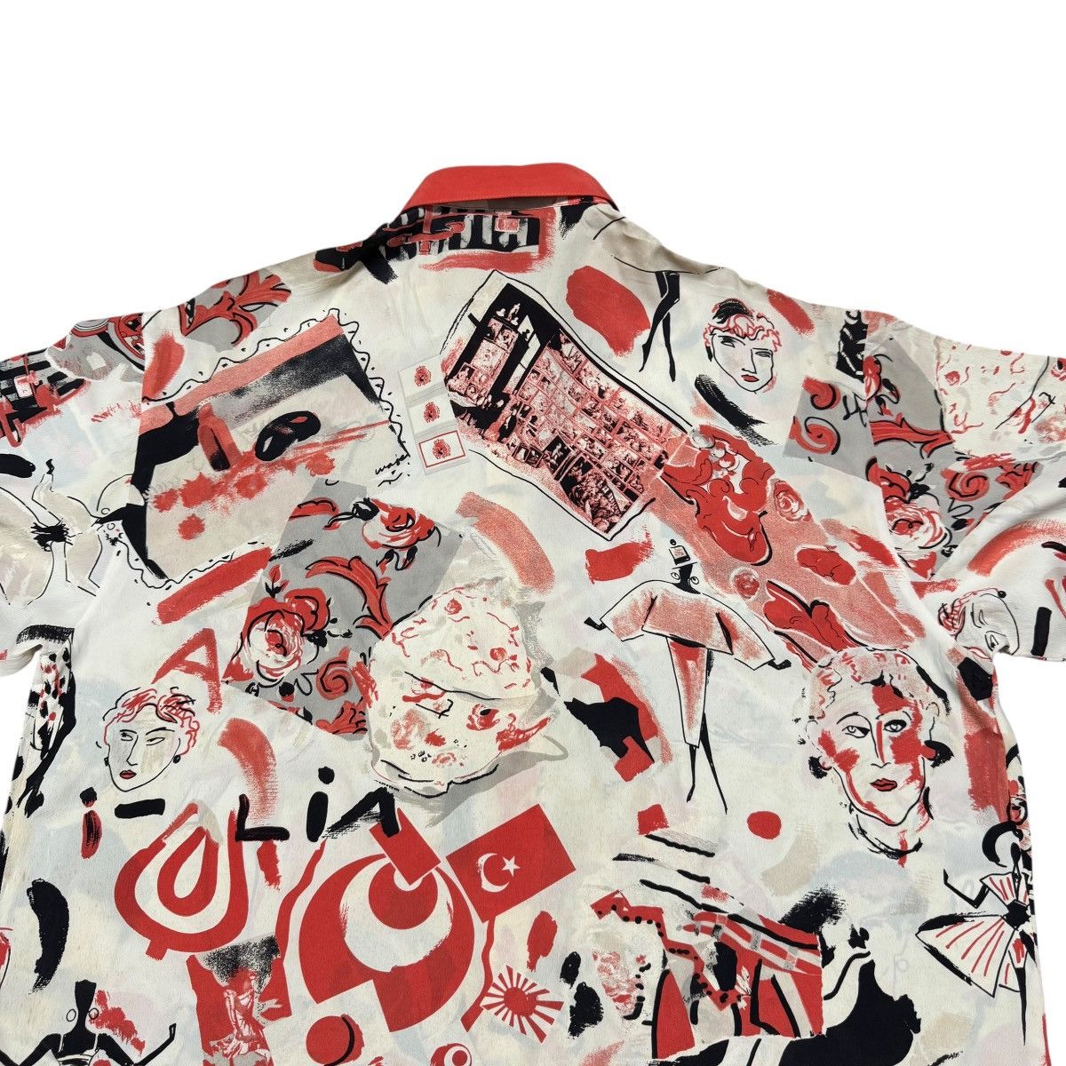 Fendi Vintage Fendi Silk Printed Shirt Giulietta El Romeo Size US L / EU 52-54 / 3 - 13 Thumbnail