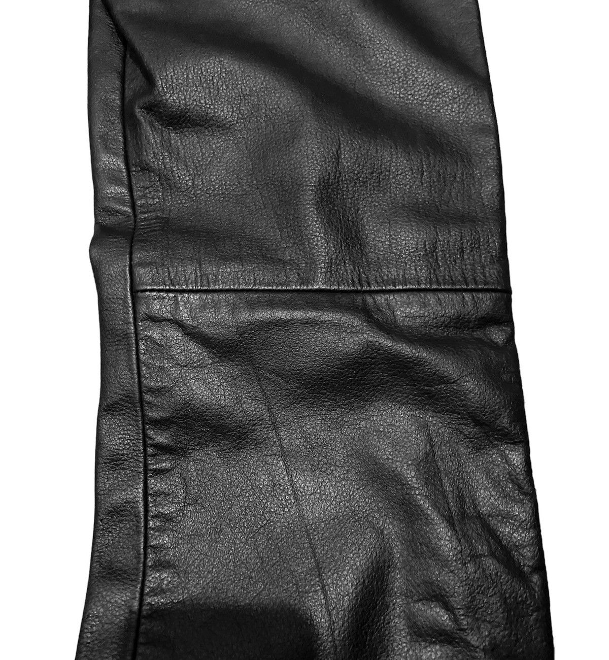 Genuine Leather Vintage Ashy Motorcycle Leather Biker Pants Size US 32 / EU 48 - 7 Thumbnail