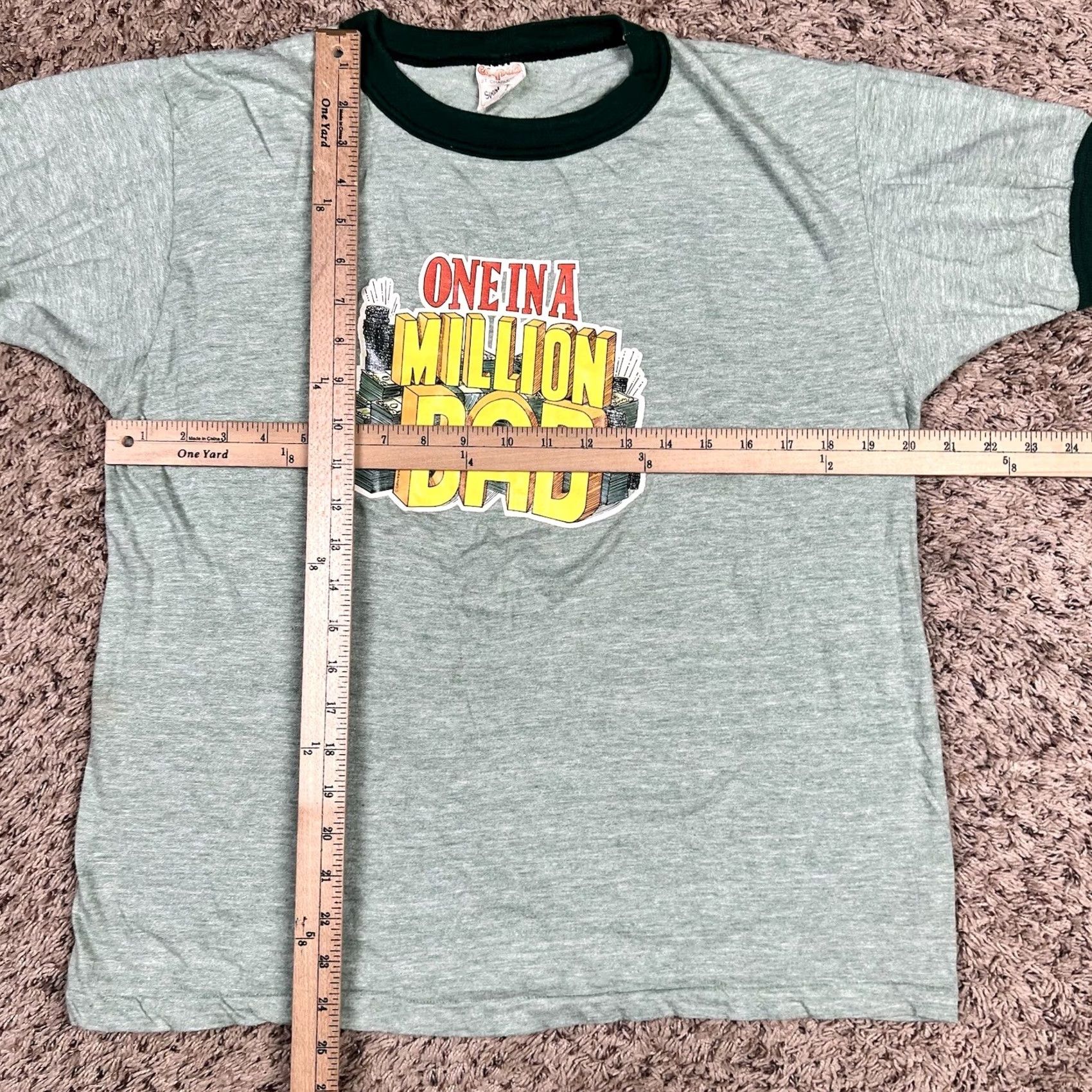 Vintage VINTAGE Capco T-Shirt Mens M Green 50/50 Dad Graphic 80s 90s Ringer Crew Neck Short Sleeve Made USA Mens Size US M / EU 48-50 / 2 - 7 Thumbnail