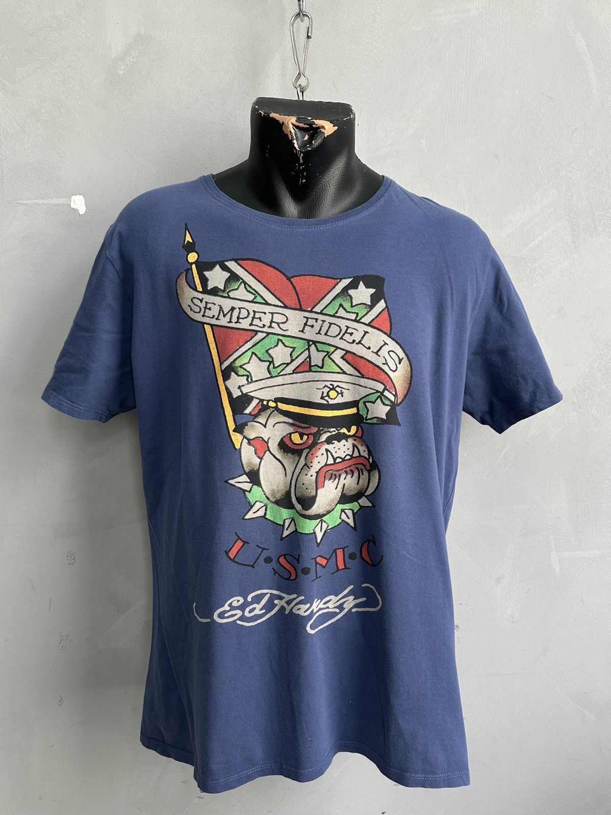 Ed Hardy Vintage ay2k Ed Hardy by Christian Audigier Tee Japanese Size US XL / EU 56 / 4 - 9 Thumbnail