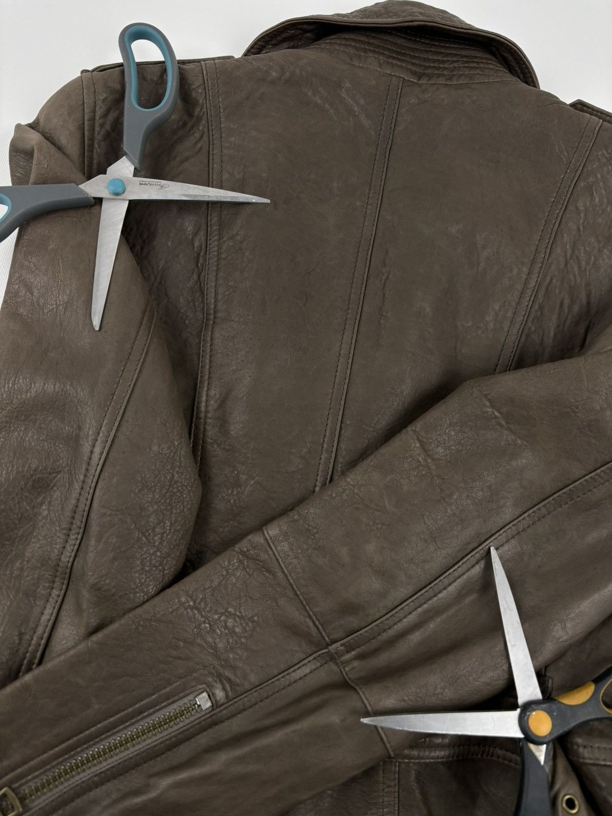 Burberry × Burberry Prorsum BRIT LAMBSKIN Nova Check Double-Breasted Zip Coat Belt Trench Jacket Size L / US 10 / IT 46 - 25 Thumbnail