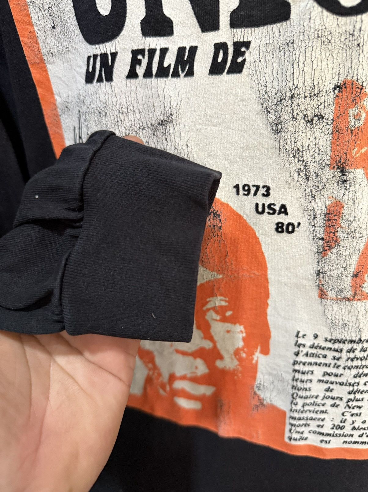 Vintage Vintage Union LA Un Film De Long Sleeve Tee Size US L / EU 52-54 / 3 - 10 Thumbnail