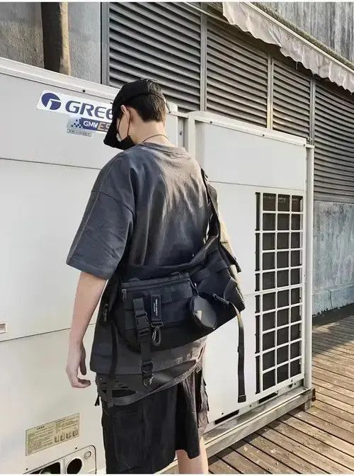 Japanese Brand Military utility messenger bag belt bag fanny pack Size ONE SIZE - 3 Thumbnail