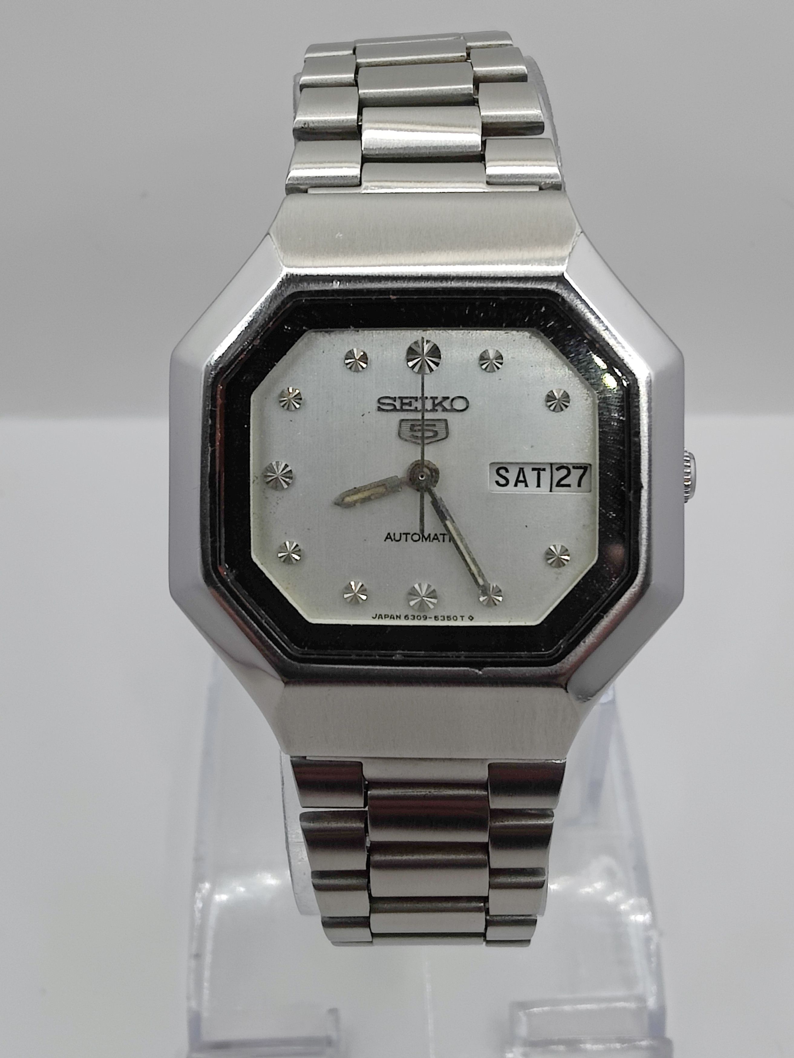 Seiko Seiko 5 Automatic Day/Date Men's wrist watch Japan Size 36 - 2 Thumbnail