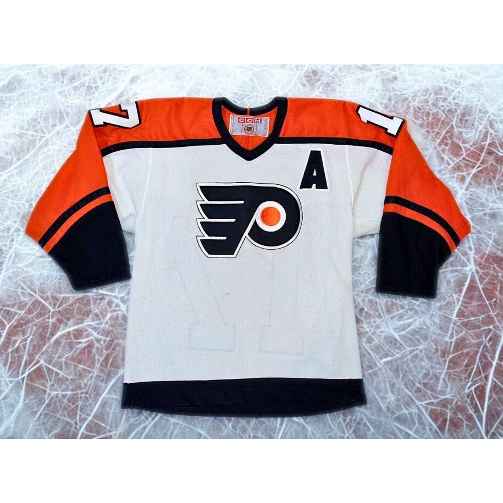 Ccm Philadelphia Flyers Rod Brind’Amour Signed Worn Jersey Size US M / EU 48-50 / 2 - 14 Thumbnail