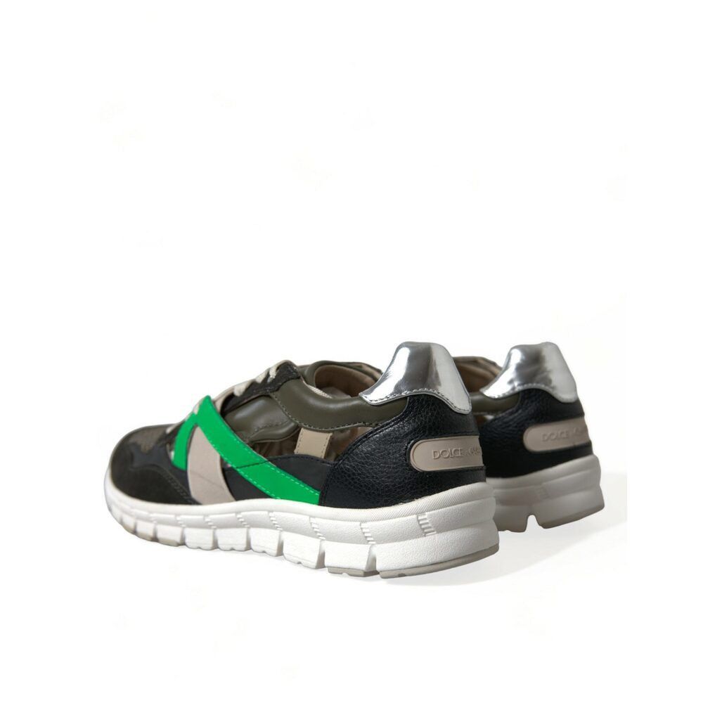 Dolce & Gabbana Dolce & Gabbana Exquisite Multicolor Low-Top Designer Sneake Size US 8 / EU 41 - 4 Thumbnail
