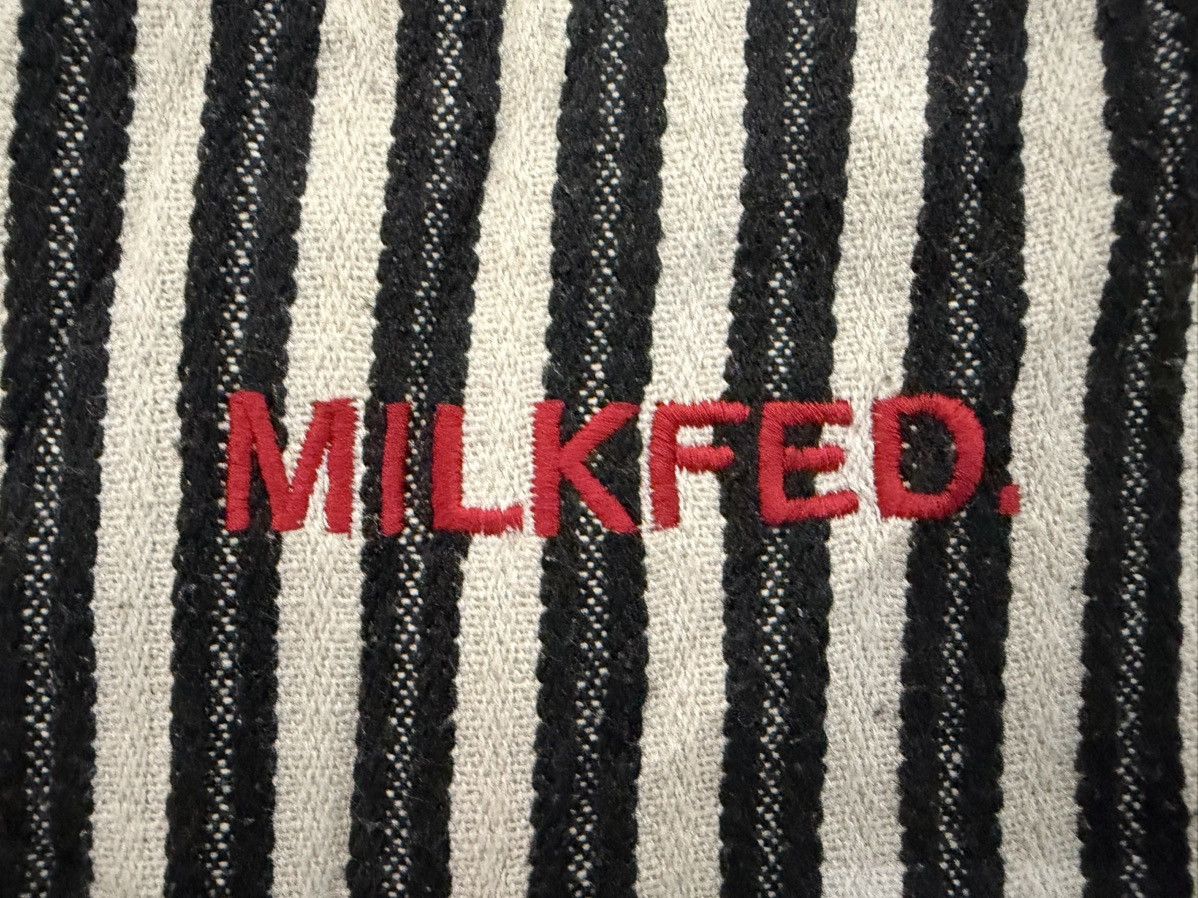 Japanese Brand MILKFED SOFIA COPPOLA VERTICAL STRIPED RED EMBROIDERED LOGO Size ONE SIZE - 5 Thumbnail