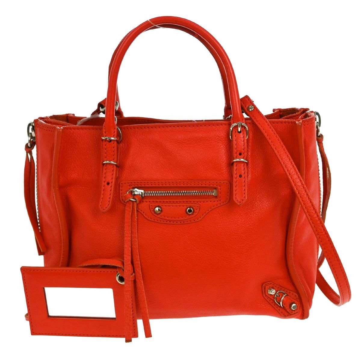 Balenciaga Balenciaga Papier A6 Zip Around Classic Studs Bag Leather Size ONE SIZE - 1 Thumbnail