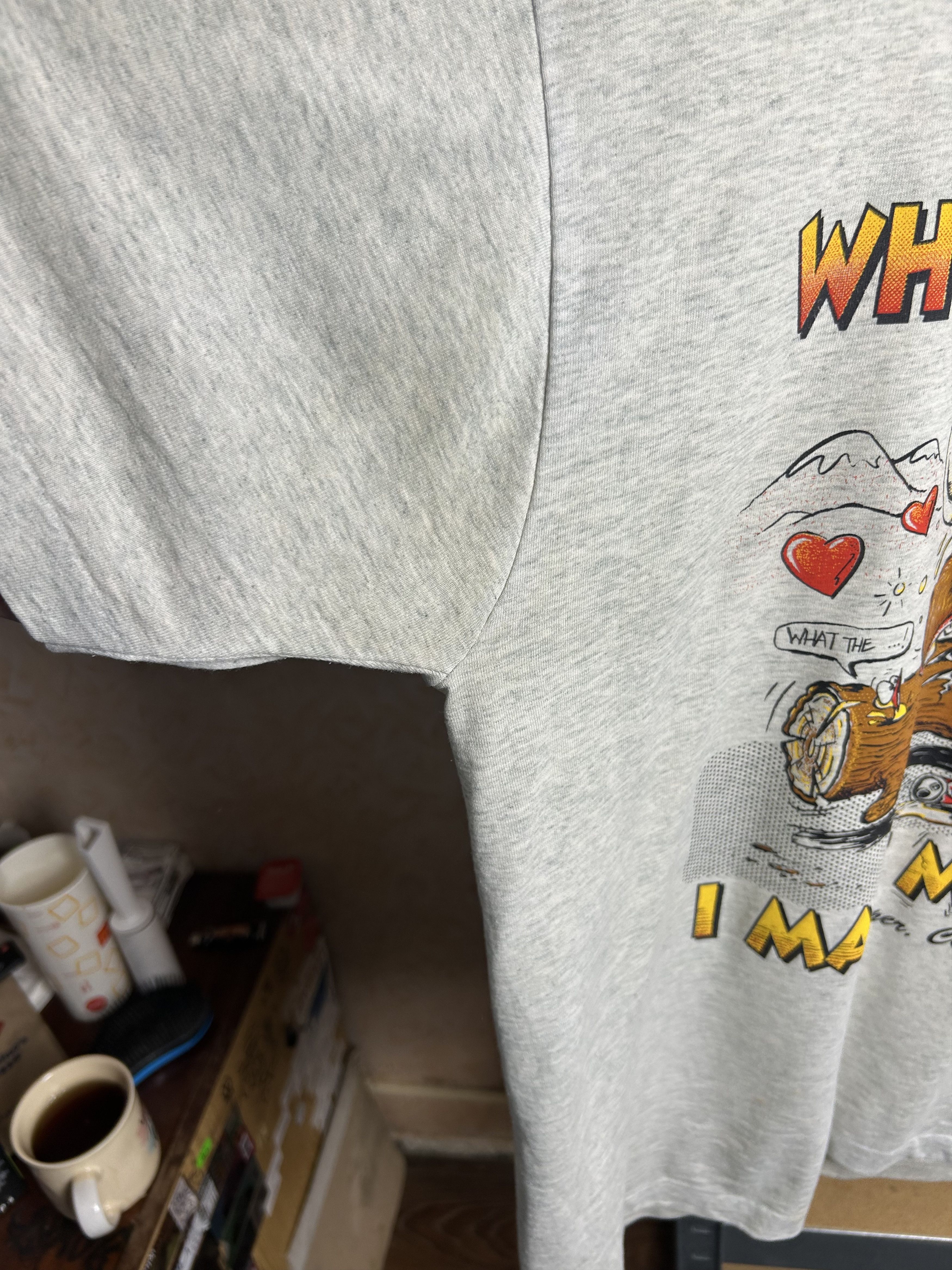 Vintage Vintage 90s Drunk Moose Funny Humor Sex T-shirt Size US L / EU 52-54 / 3 - 7 Thumbnail