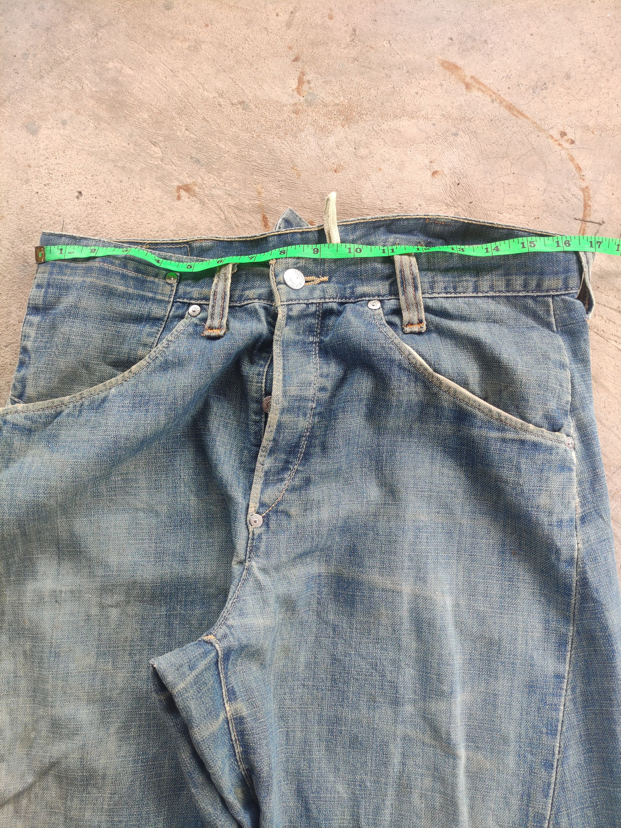 Levi's Vintage Levis Jean Baggy Button Distressed Faded Denim Size US 34 / EU 50 - 6 Thumbnail
