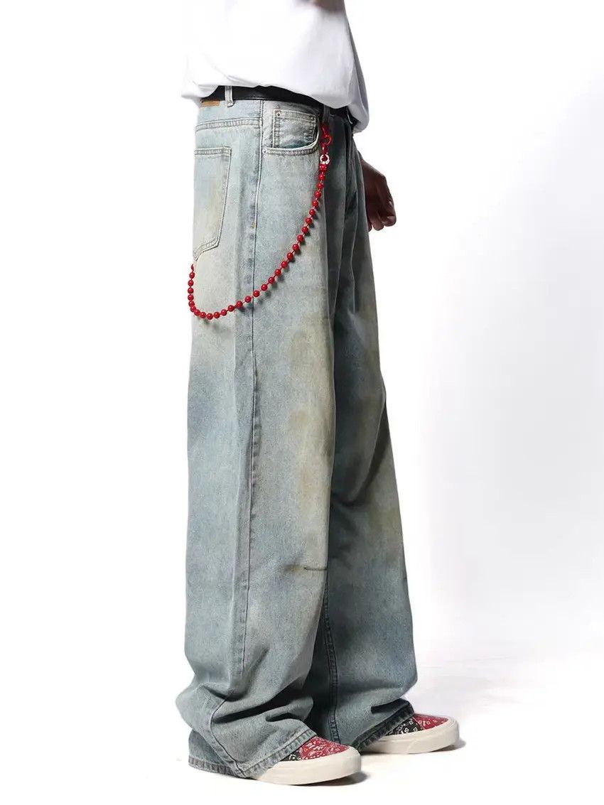 Designer × Japanese Brand Vintage Hip Hop Street Loose Casual Pants Size US 32 / EU 48 - 2 Thumbnail