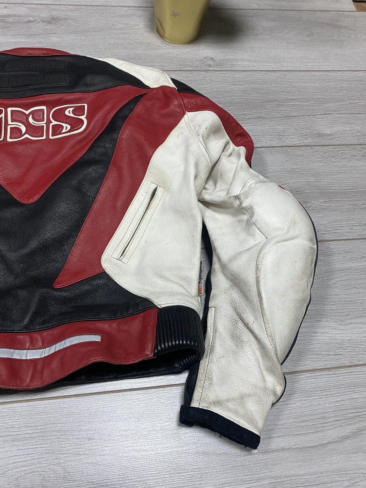Other IXS leather vintage racing moto jacket protection Size US M / EU 48-50 / 2 - 9 Thumbnail