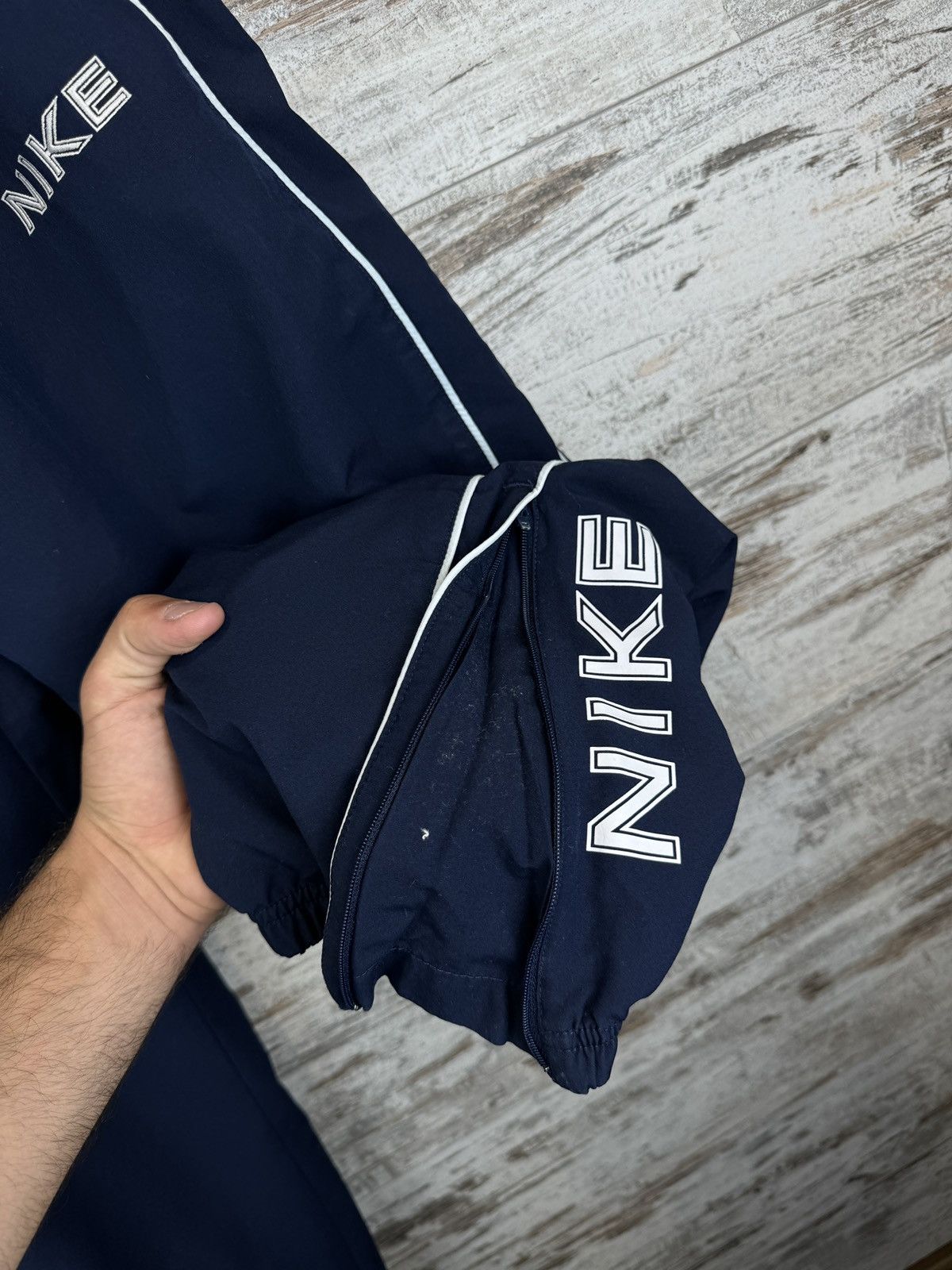 Nike Mens Vintage Nike drill pants y2k sweatpants swoosh rare Size US 34 / EU 50 - 7 Thumbnail
