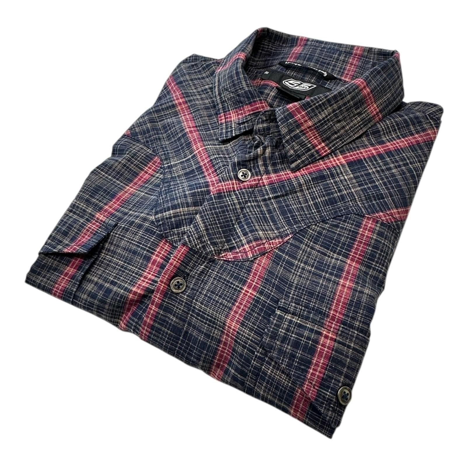 Diesel Diesel Shirt Men's UK Size 2XL Blue Plaid Pattern Pockets Size US XXL / EU 58 / 5 - 1 Thumbnail
