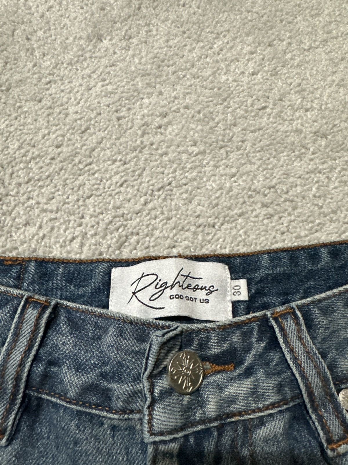 Other Righteous Pearl Denim Blue Shorts Size US 30 / EU 46 - 4 Thumbnail