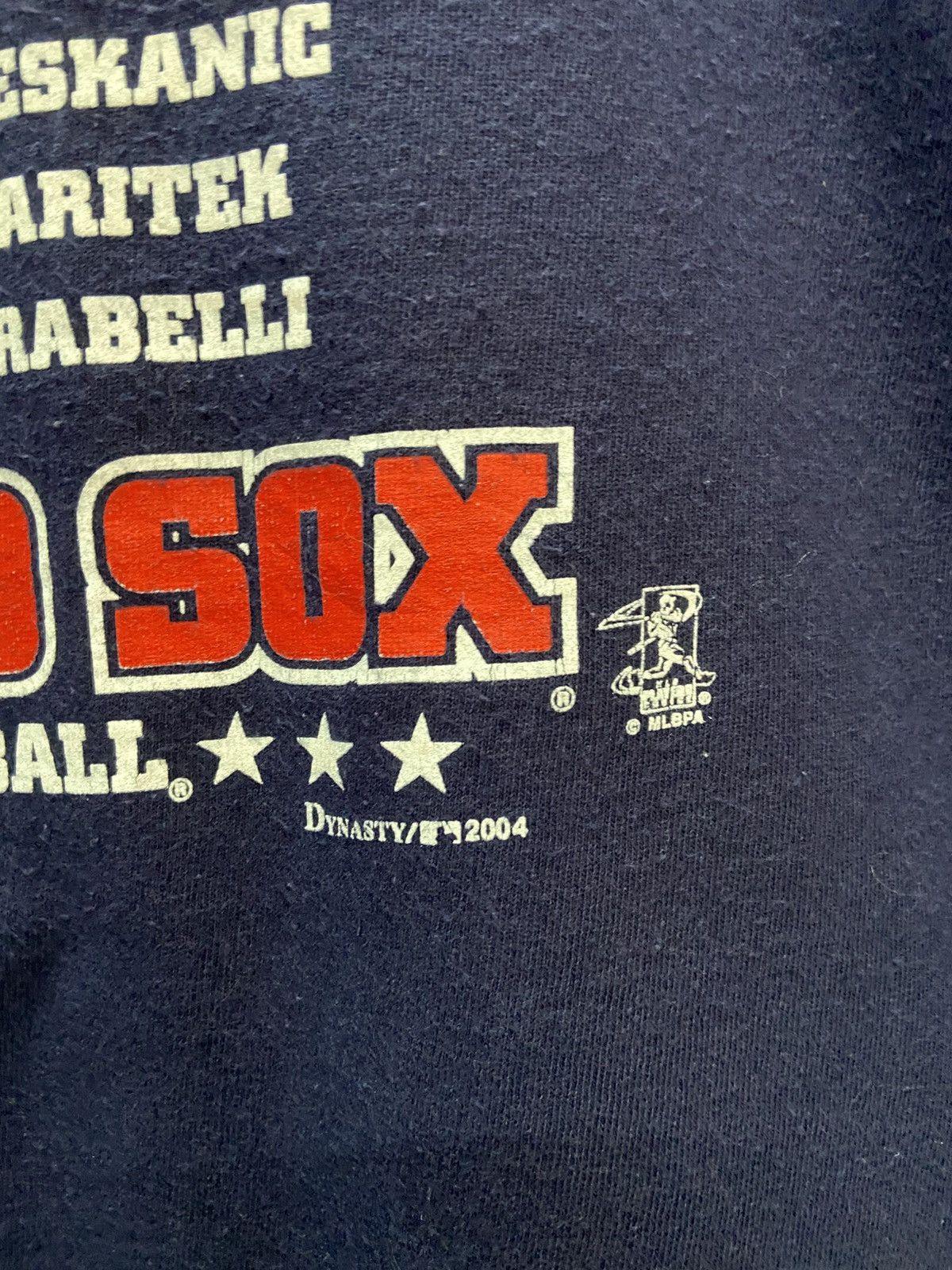 MLB VINTAGE BOSTON RED SOX 2004 WORLD CHAMPIONS TEE SHIRT Size US XL / EU 56 / 4 - 6 Thumbnail