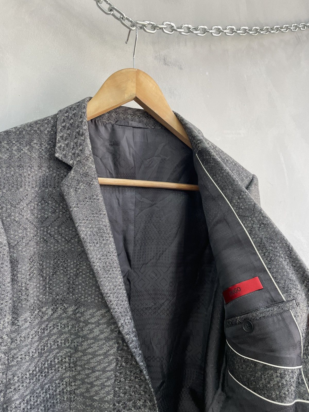 Hugo Hugo Boss wool man classic suit Size 38R - 11 Thumbnail