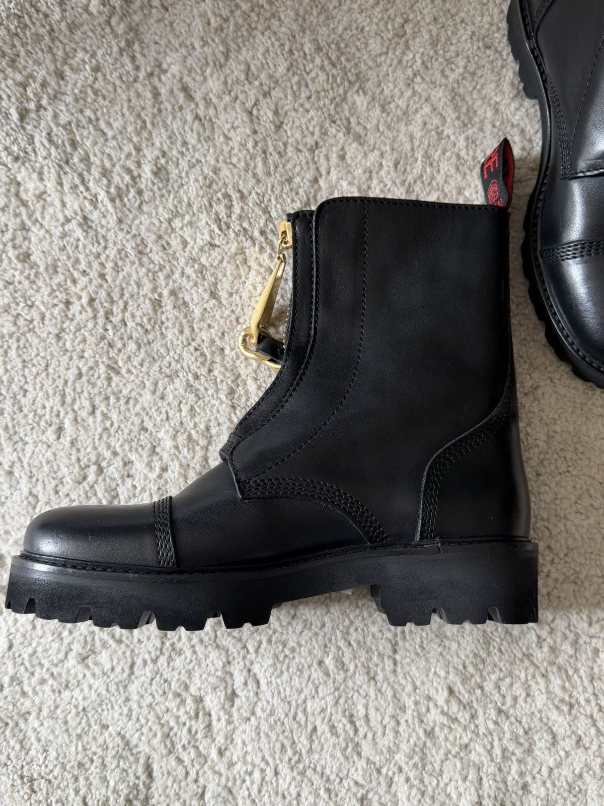 Zadig & Voltaire Zadig & Voltaire Joe Cecilia Combat Boots — Black Leather Size US 6.5 / IT 36.5 - 9 Thumbnail