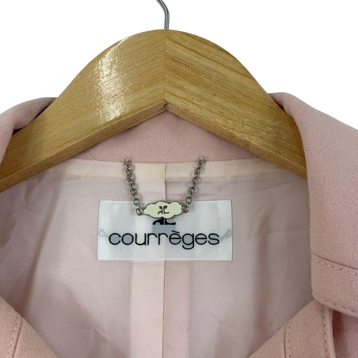 Courreges Vintage COURREGES France Designer Brand Pink Blazer Jacket Size XS / US 0-2 / IT 36-38 - 10 Thumbnail