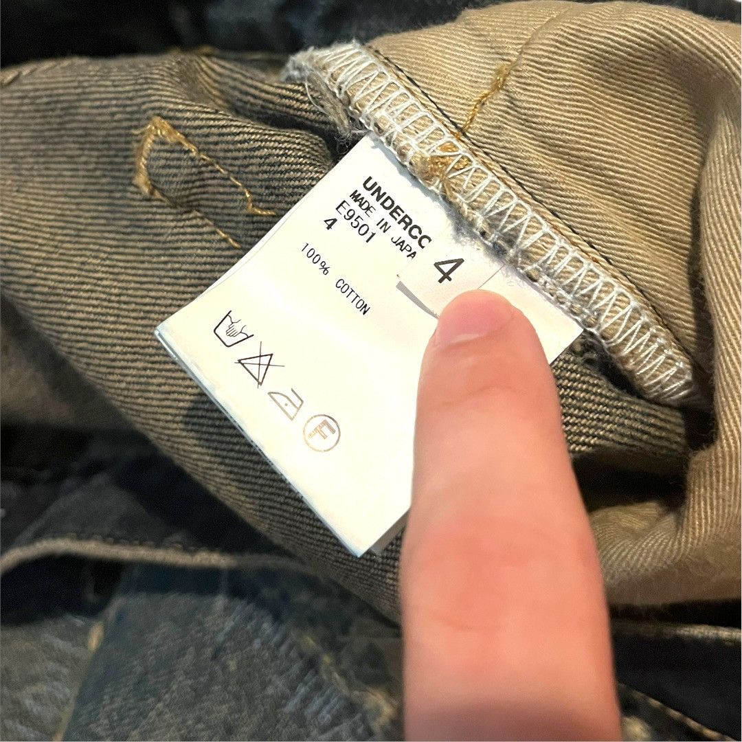 Jun Takahashi Undercover 68 Blue Yarn Denim Size 4 Size US 34 / EU 50 - 6 Thumbnail
