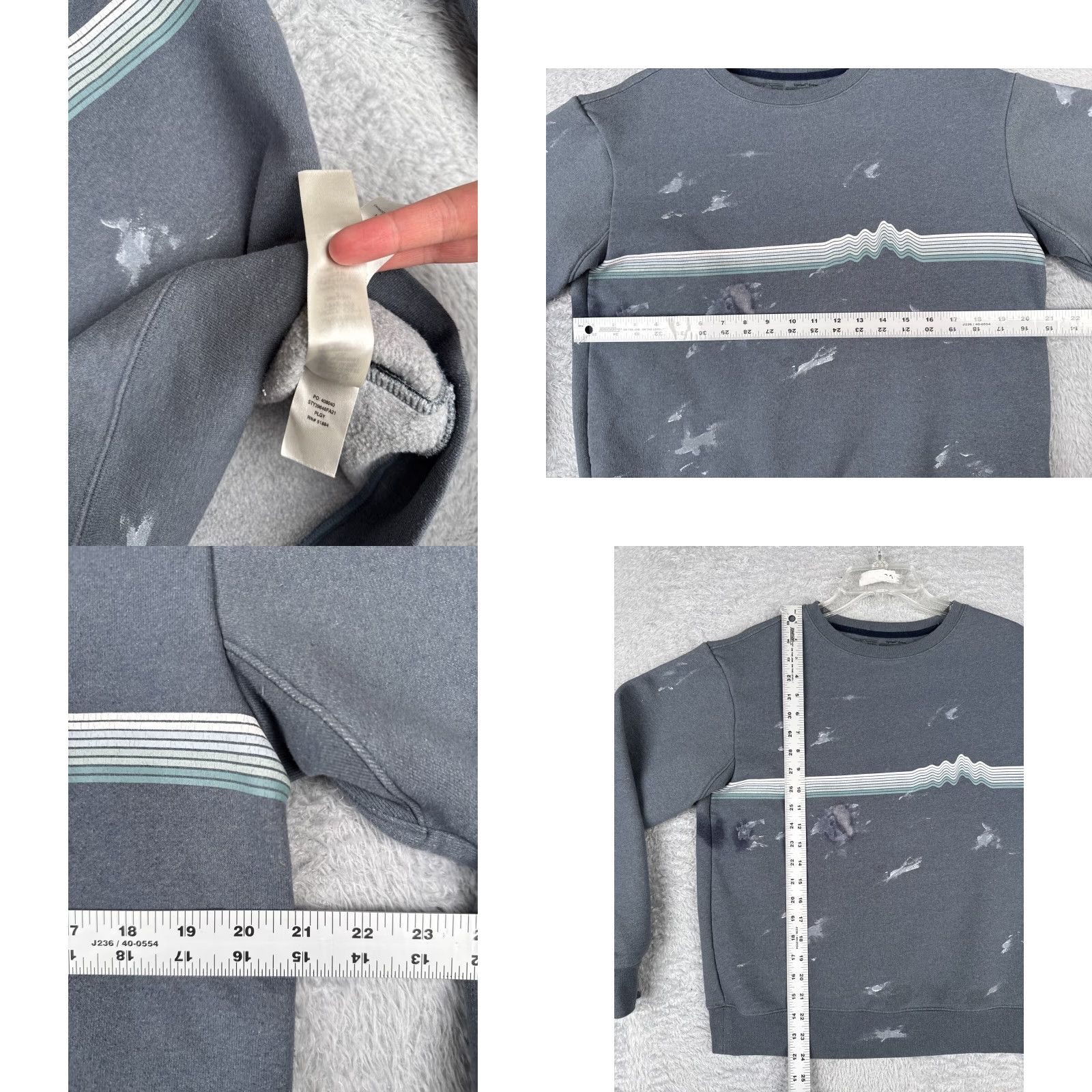 Patagonia Patagonia Sweatshirt Hoodie Gray M Women Regular Pullover Crew Neck Logo Pockets Vintage No Size M / US 6-8 / IT 42-44 - 8 Thumbnail