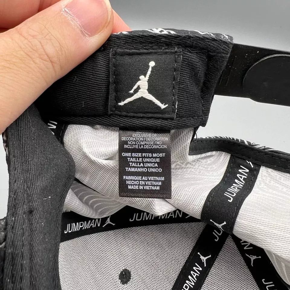 Jordan Brand Air Jordan Hat Men Wave Pattern Embroidered Logo Snap Back Size ONE SIZE - 7 Thumbnail