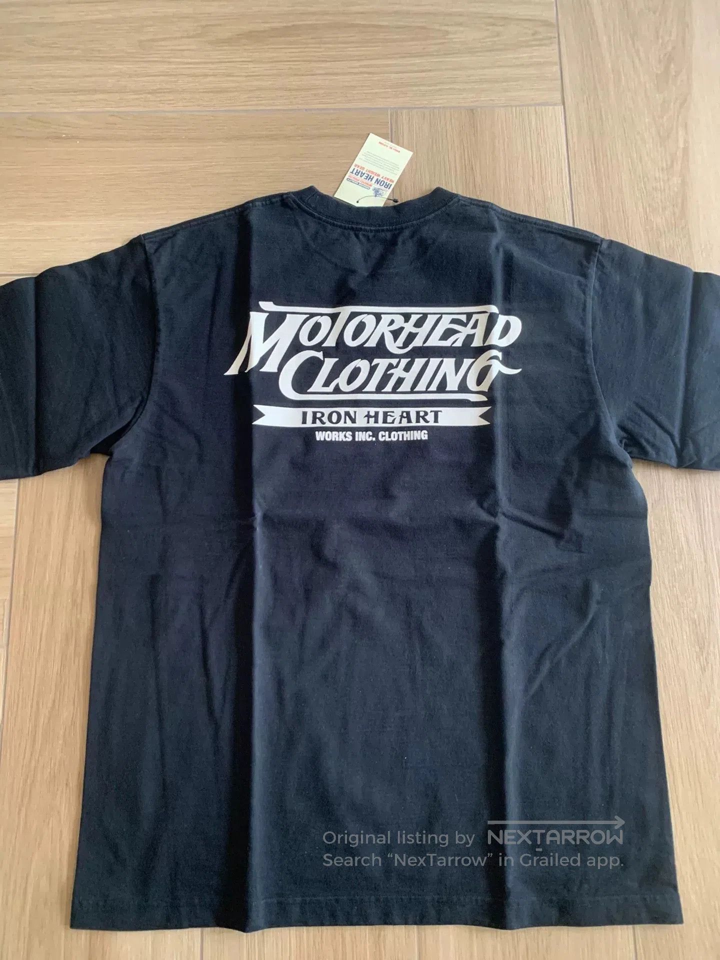 Iron Heart black motorcycle graphic short sleeve t. Size US XL / EU 56 / 4 - 5 Thumbnail