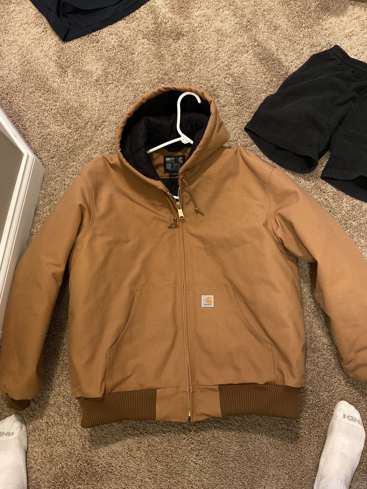 image of Carhartt Jacket Loose Fit in Beige, Men's (Size XL)