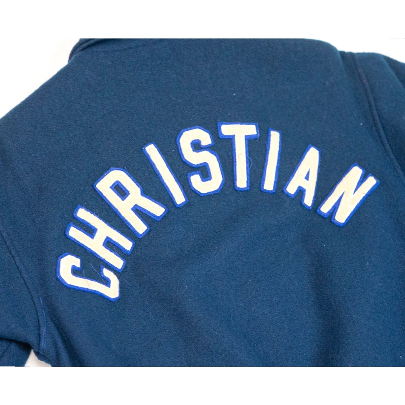 Vintage VINTAGE Fordham Wool Varsity Jacket Mens M Blue 42 Size US M / EU 48-50 / 2 - 4 Thumbnail