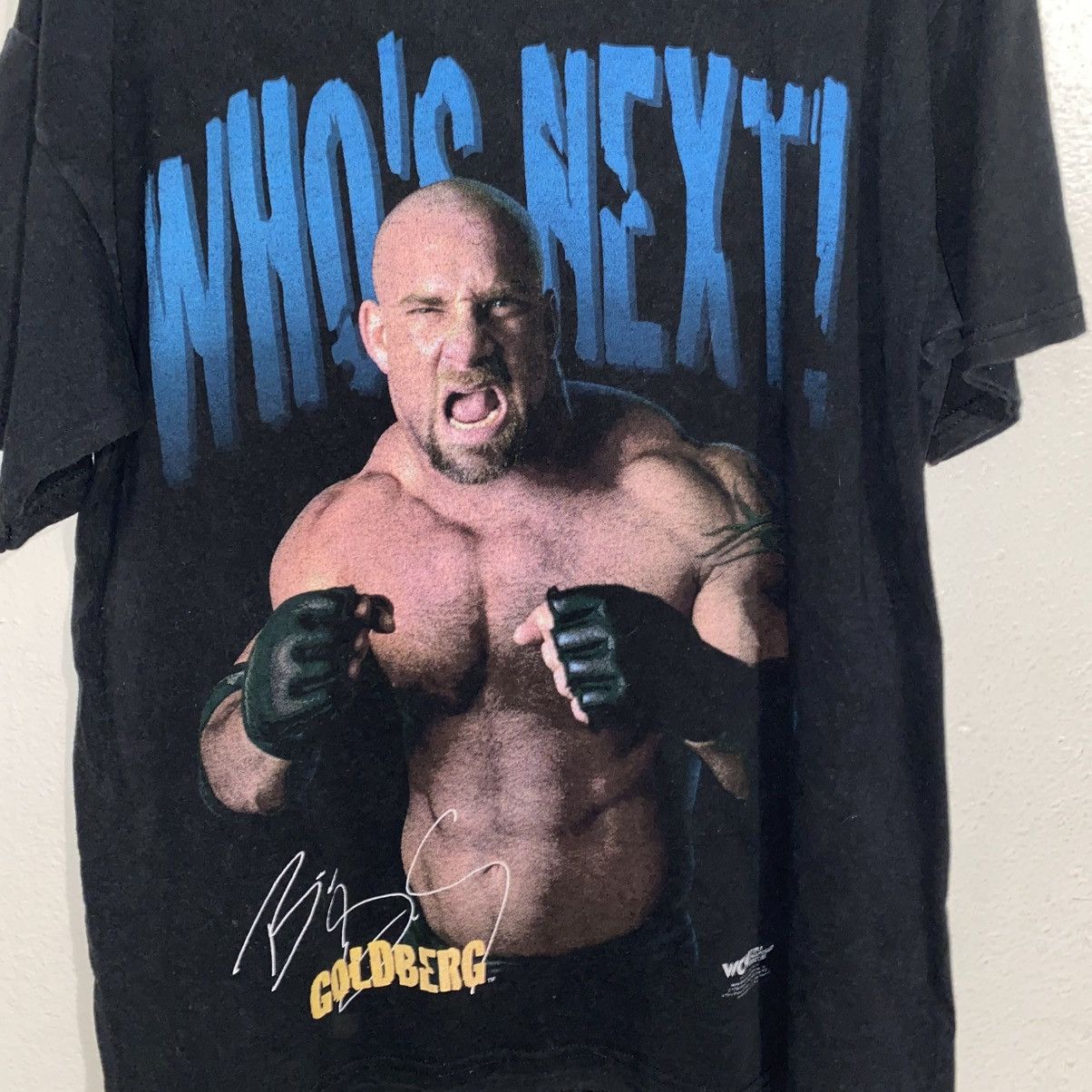 Tultex Tultex WCW Goldberg 'Who's Next?' Black Large T-Shirt Size US L / EU 52-54 / 3 - 2 Thumbnail
