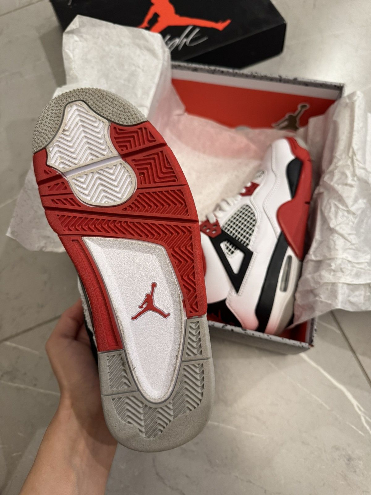 Nike Air Jordan 4 Retro (GS) Size US 7.5 / IT 37.5 - 5 Thumbnail