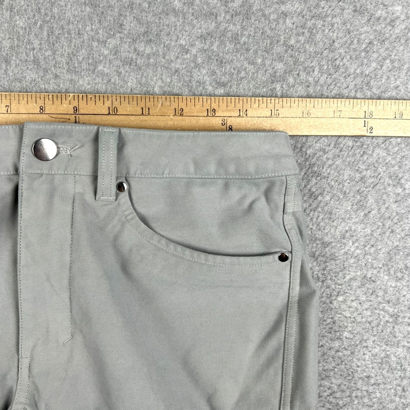 Lululemon Lululemon ABC Utilitech Slim Fit Pants Stretch Chino 30x31 Mens Grey M5ABNS Size US 30 / EU 46 - 4 Thumbnail