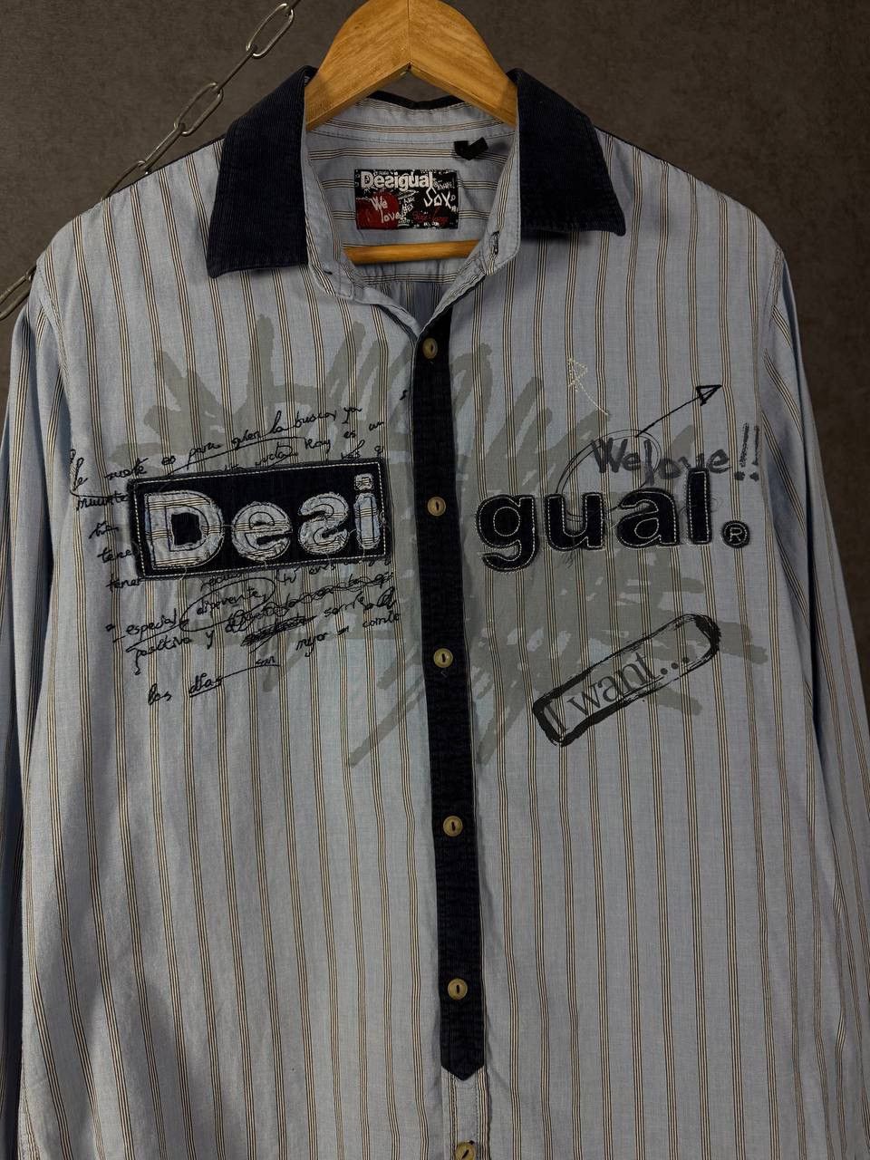 Desigual Desigual art crazy designer shirt Size US L / EU 52-54 / 3 - 3 Thumbnail