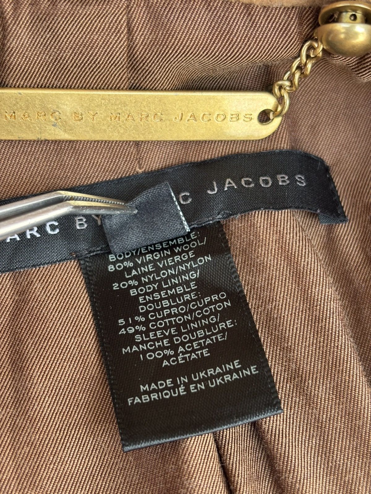 Marc by Marc Jacobs A/W 2004 Marc by Marc Jacobs Napoleon Camel Coat Size S / US 4 / IT 40 - 16 Thumbnail
