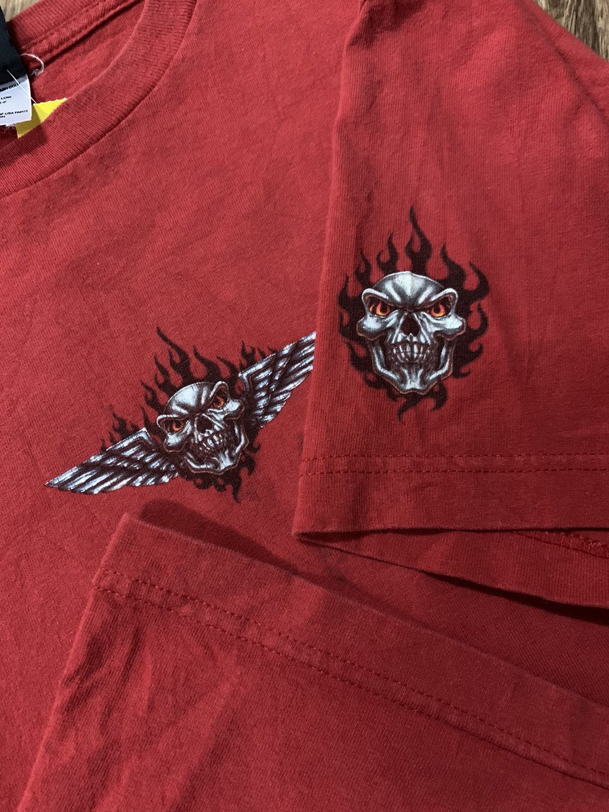 Other Vintage Bullhead Skull Skate Tee Y2K Size US L / EU 52-54 / 3 - 4 Thumbnail