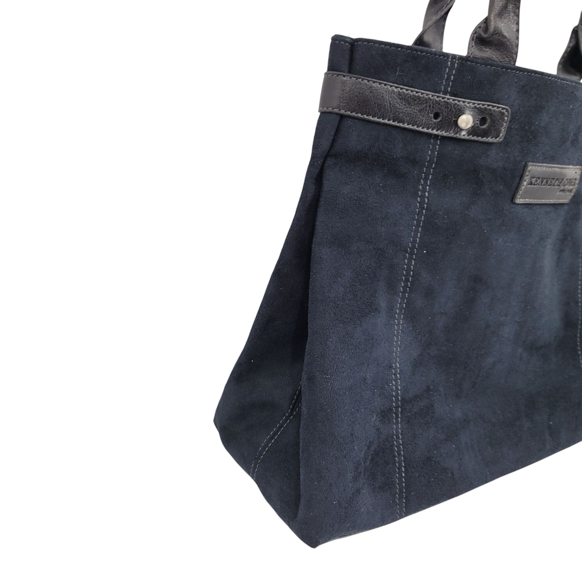 Kenneth Cole Kenneth Cole Black Suede Top Handle Tote & Mini Bag Wallet C Size ONE SIZE - 6 Thumbnail