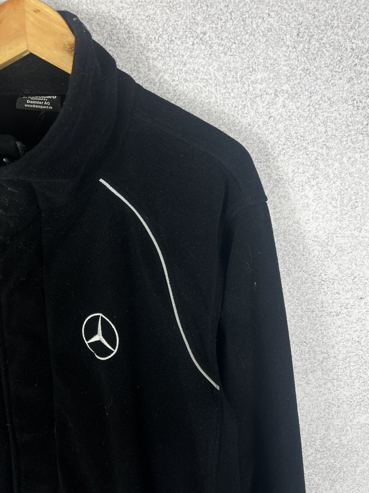 Mercedes-Benz Vintage Mercedes Benz Full Zip Fleece Jacket Size US L / EU 52-54 / 3 - 4 Thumbnail