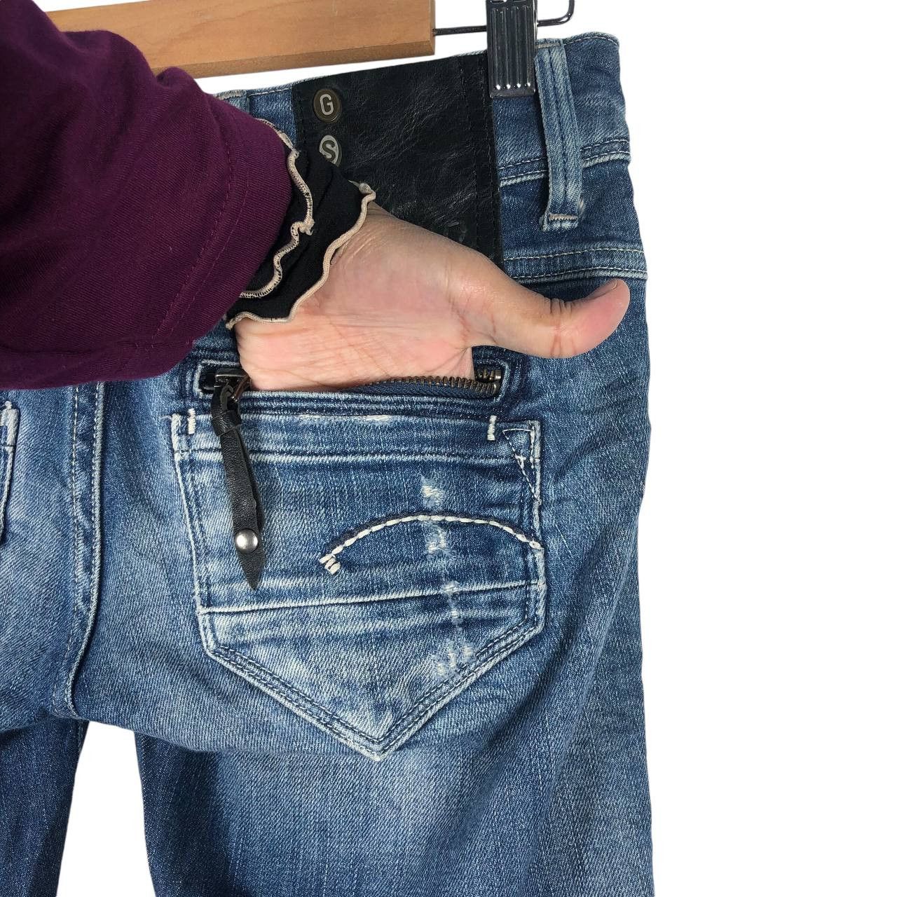 G-Star Vintage G-Star Raw 3301 Ladies Jean Skinny Tender Size 24" / US 00 / IT 34 - 11 Thumbnail