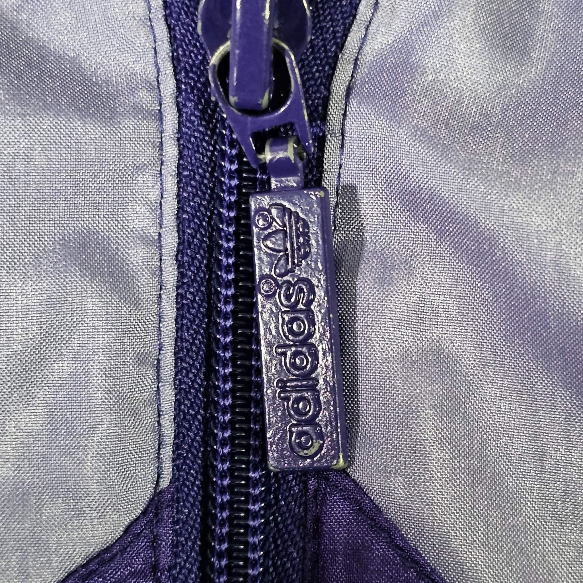 Adidas Adidas Vintage 90s Purple Shiny Full Track Suit Size US XL / EU 56 / 4 - 8 Thumbnail