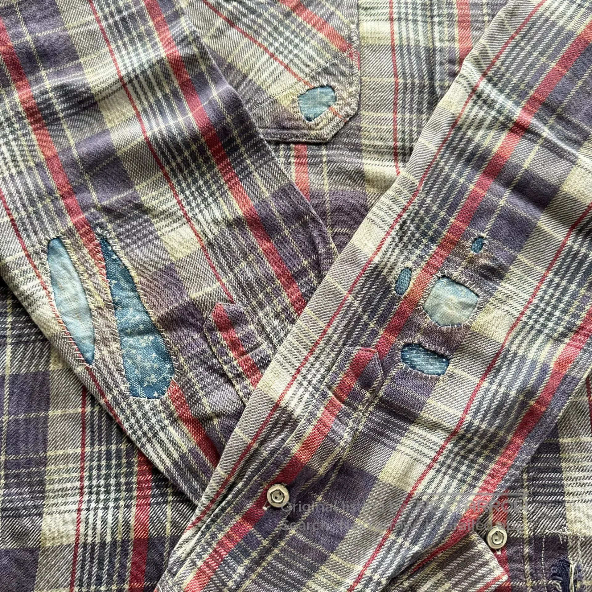 Polo Ralph Lauren Ralph Lauren Plaid Patch Embroidered Shirt. Size US M / EU 48-50 / 2 - 6 Thumbnail