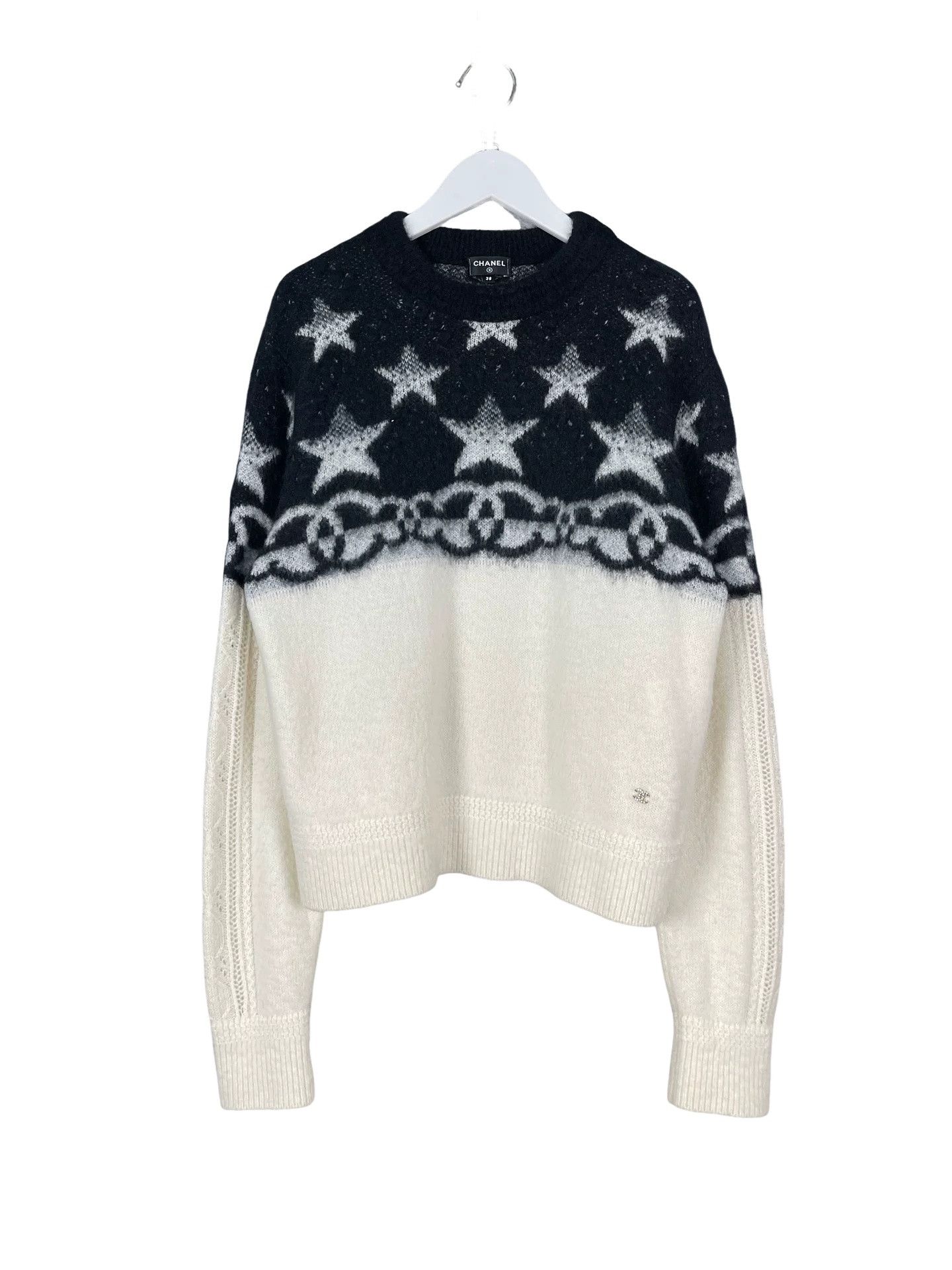 Chanel Chanel Star Pattern CC Logo Sweater Size 38 Size S / US 4 / IT 40 - 1 Thumbnail