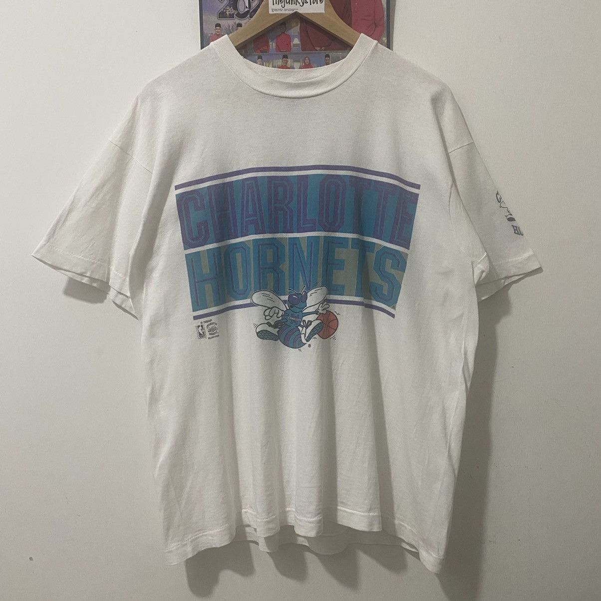 NBA × Salem Sportswear × Vintage NBA x Charlotte Hornets x Vintage Size US L / EU 52-54 / 3 - 1 Thumbnail