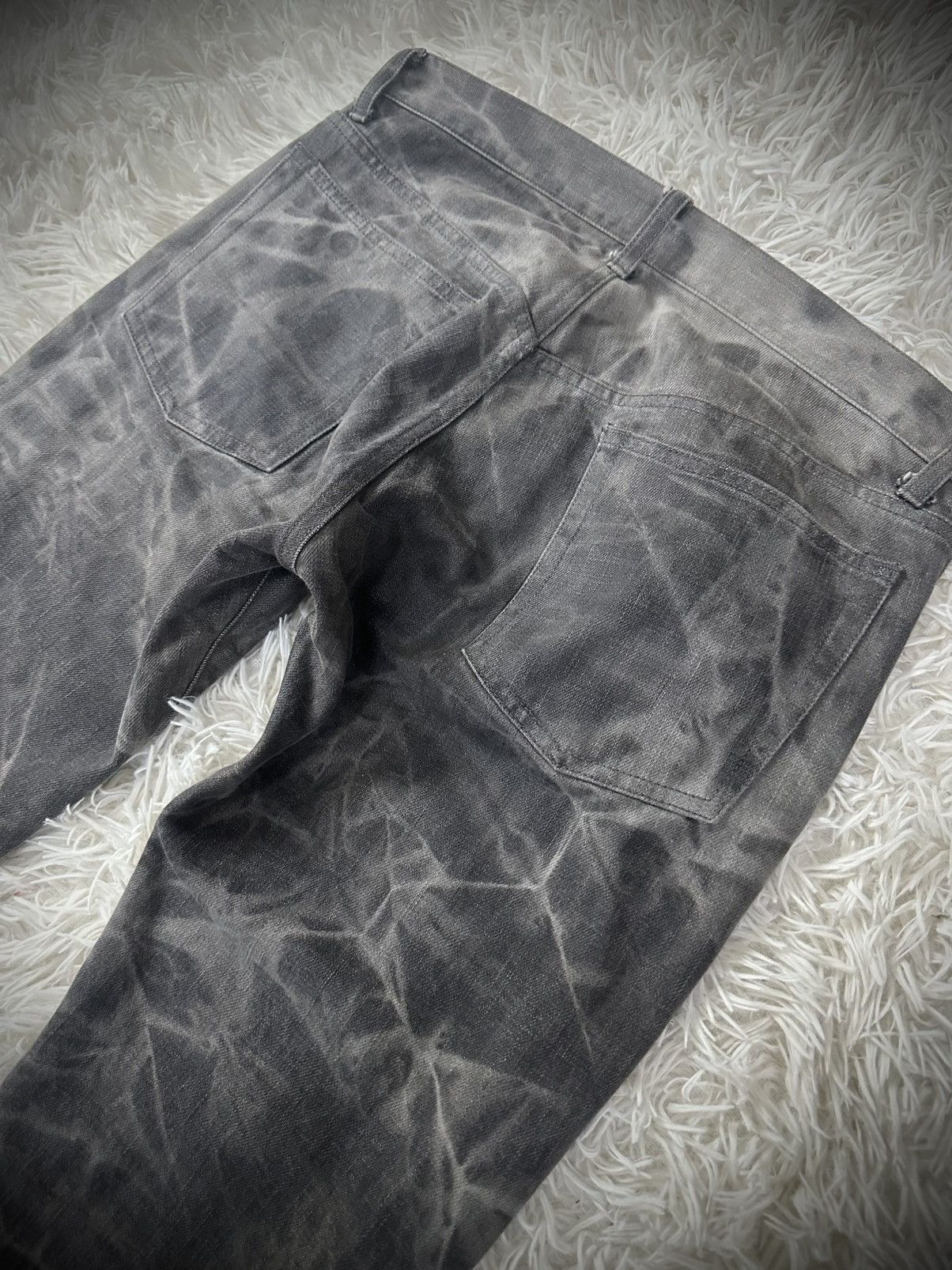 Japanese Brand 💥rare💥edge rupert flare punk distressed denim jeans Size US 31 - 6 Thumbnail