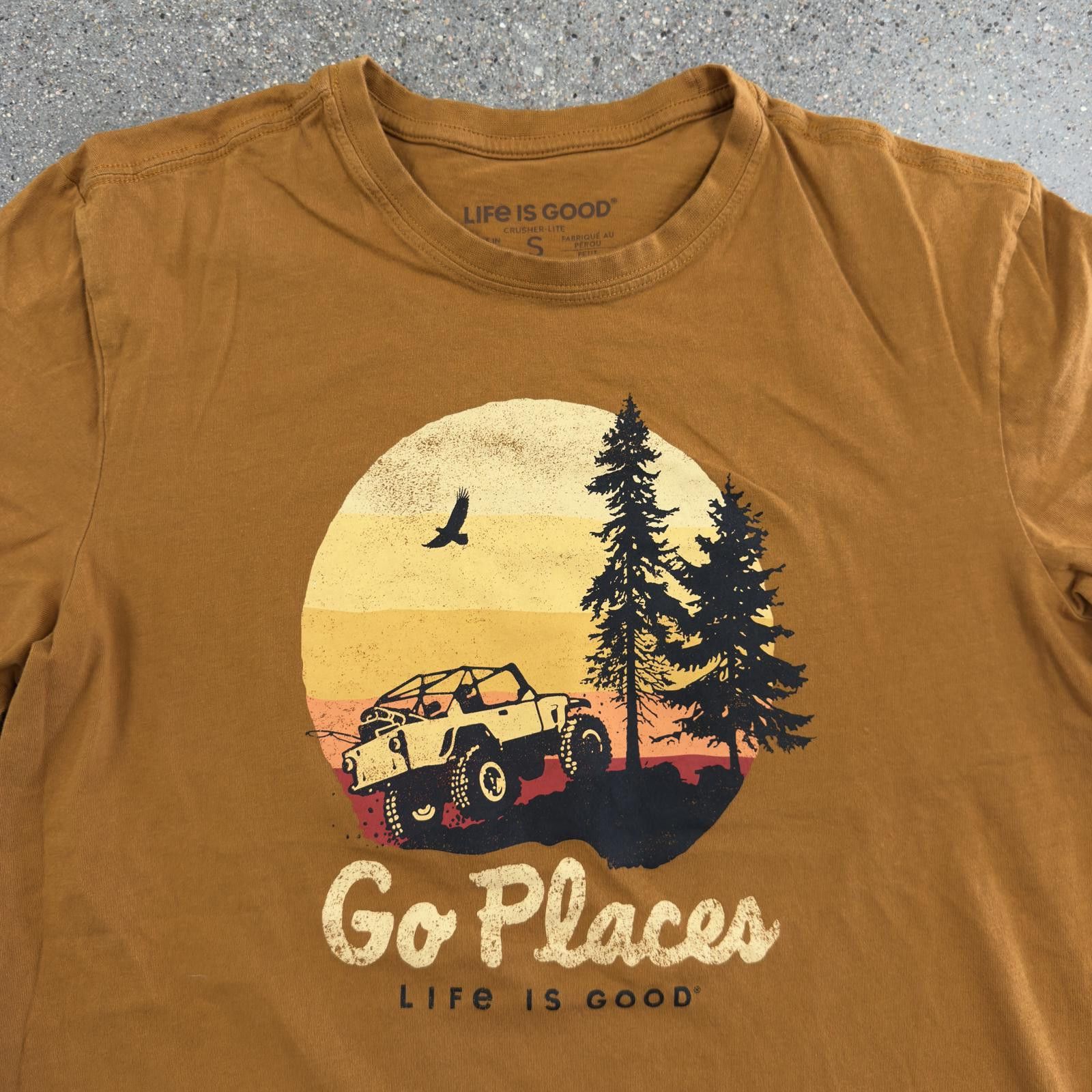 Life is Good NWOT Life is Good Go Places Adventure T-Shirt S Size US L / EU 52-54 / 3 - 2 Thumbnail