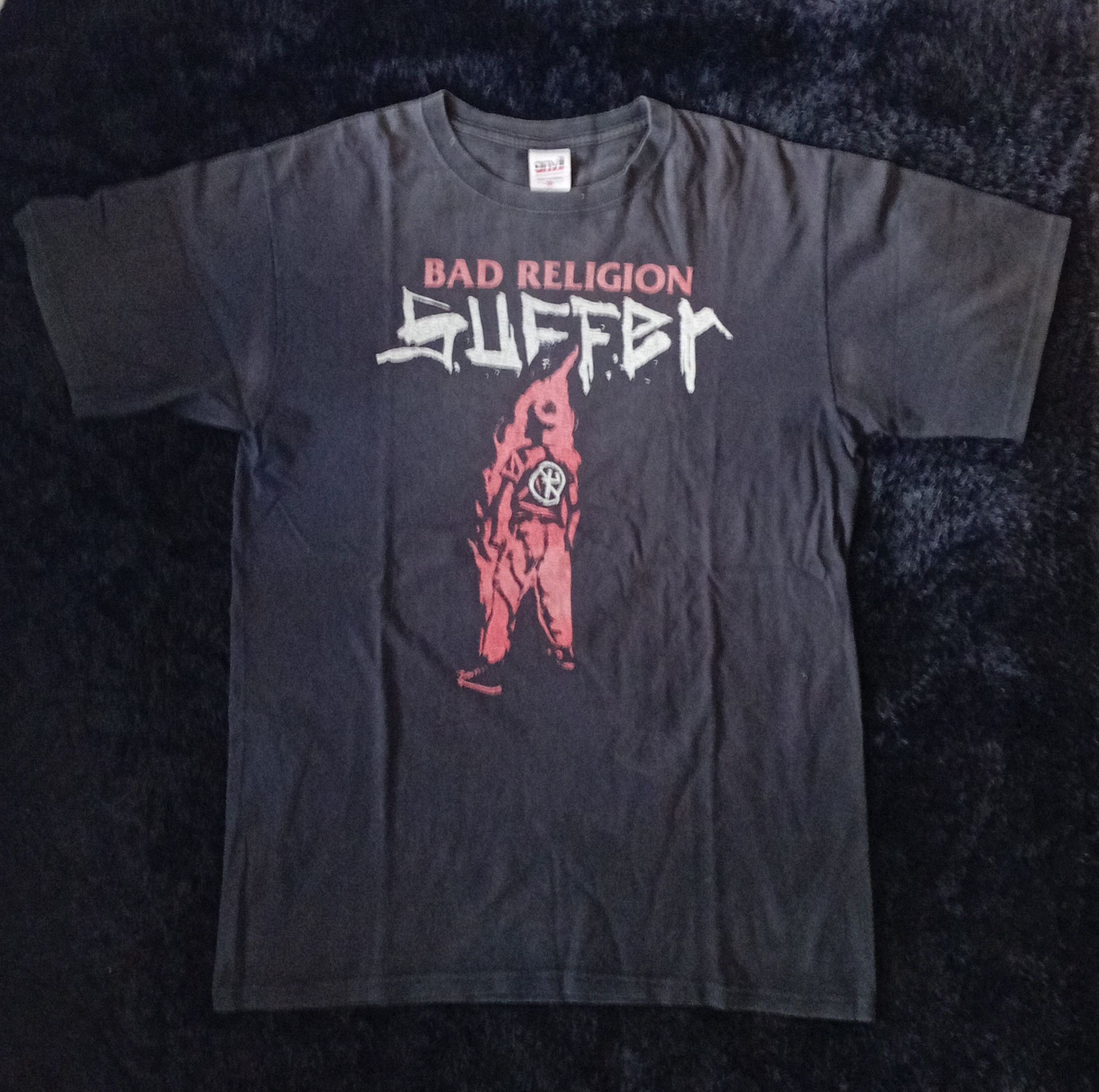 Band Tees × Vintage Vintage Bad Religion Shirt Bad Religion Suffer shirt Size US M / EU 48-50 / 2 - 2 Thumbnail